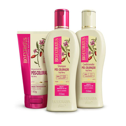 Kit Pós-Coloração (250mL) Shampoo, Condicionador e Finalizador