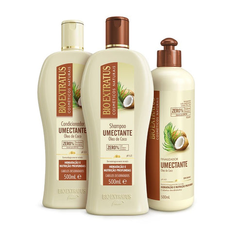 Kit Umectante (500mL) Shampoo, Condicionador e Finalizador