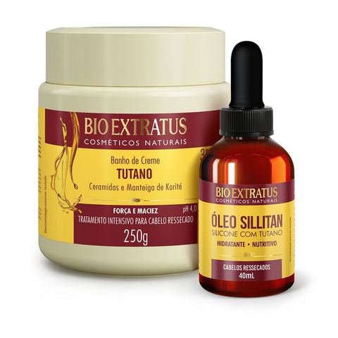 Kit Tutano (250g) Banho de Creme e Óleo Sillitan
