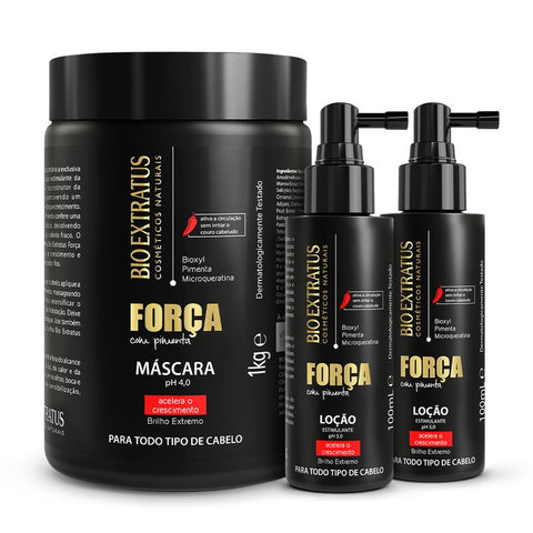 Kit Força (1Kg) Máscara e Loção