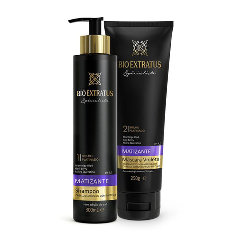 Kit Spécialiste Matizante Shampoo e Máscara Violeta