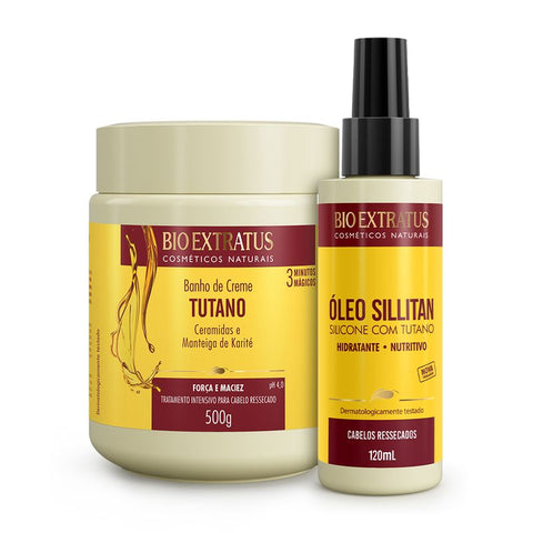 Kit Tutano (500g) Banho de Creme e Óleo Sillitan