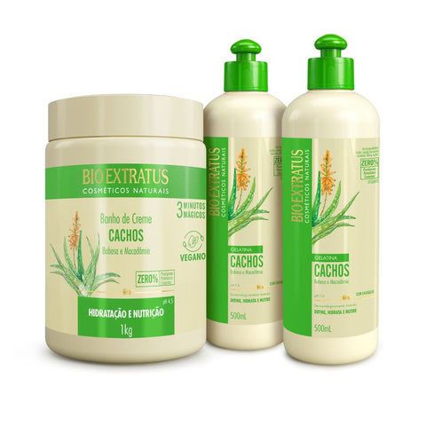 Kit Cachos (1L/Kg) Banho de Creme e Gelatina