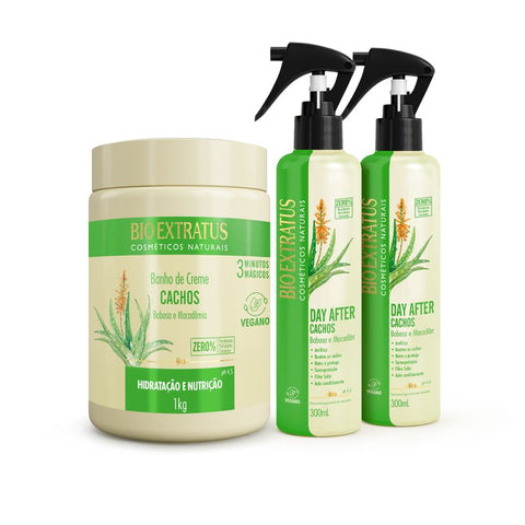 Kit Cachos Banho de Creme (1Kg) e Day After