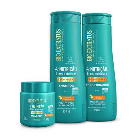 Kit +Nutrição Shampoo, Condicionador e Máscara (250g)