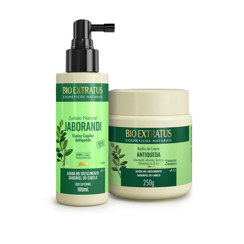 Kit Antiqueda Jaborandi (250g) Banho de Creme e Tônico