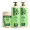Kit Antiqueda Jaborandi (1L/Kg) Shampoo, Condicionador e Banho de Creme