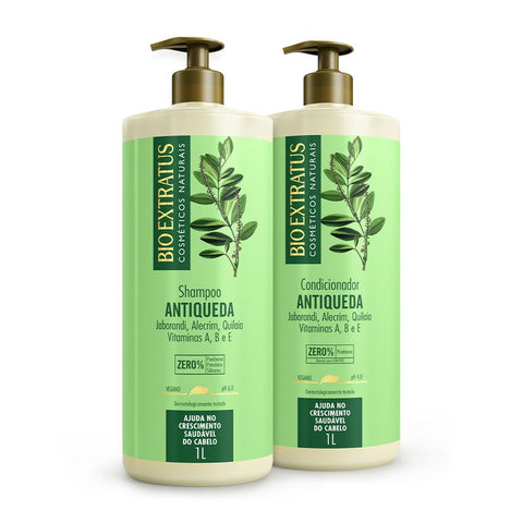 Kit Antiqueda Jaborandi (1L) Shampoo e Condicionador