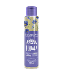 Óleo Cabelo e Corpo Linhaça e Coco 120mL
