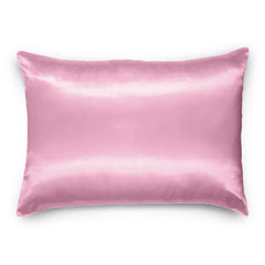 Fronha Cetim Anti Frizz Rosa Sem Estampa