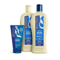 Kit Neutro (500mL) Shampoo, Condicionador e Finalizador