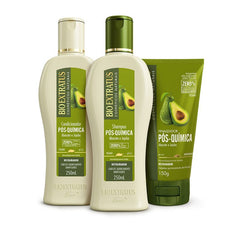 Kit Pós-Química (250mL) Shampoo, Condicionador e Finalizador