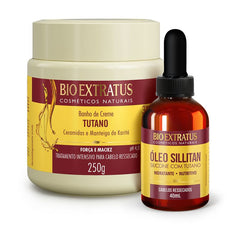 Kit Tutano (250g) Banho de Creme e Óleo Sillitan