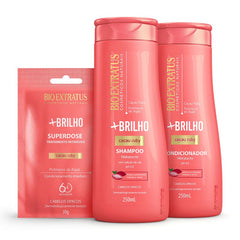 Kit +Brilho Shampoo, Condicionador e Dose