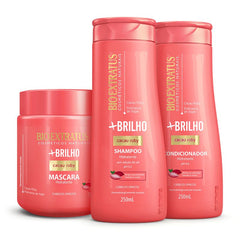 Kit +Brilho Shampoo, Condicionador e Máscara (500g)