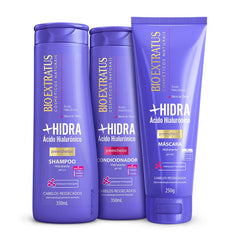 Kit +Hidra Shampoo, Condicionador e Máscara (250g)