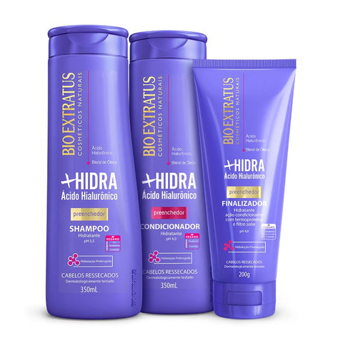 Kit +Hidra Shampoo, Condicionador e Finalizador