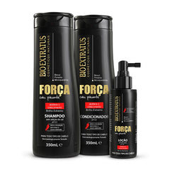 Kit Força (350mL) Shampoo, Condicionador e Loção