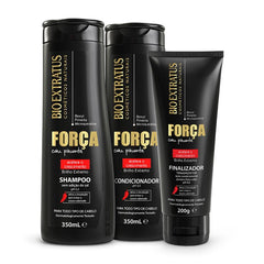 Kit Força (350mL) Shampoo, Condicionador e Finalizador