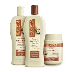Kit Umectante (500mL/g) Shampoo, Condicionador e Banho de Creme