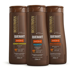 Kit Queravit (250mL) Shampoo, Pós-Shampoo e Condicionador