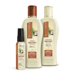 Kit Umectante (250mL) Shampoo, Condicionador e Óleo Cremoso