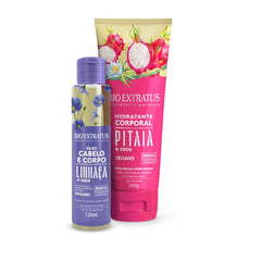 Kit Bio Extratus Corpo Hidratante Pitaia e Óleo Cabelo e Corpo