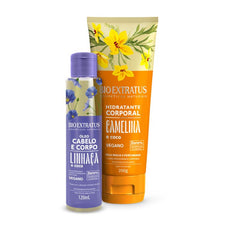 Kit Bio Extratus Corpo Hidratante Camelina e Óleo Cabelo e Corpo