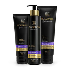 Kit Spécialiste Matizante Shampoo, Máscara Violeta e Finalizador