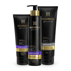 Kit Spécialiste Matizante Shampoo, Máscara Cinza e Finalizador