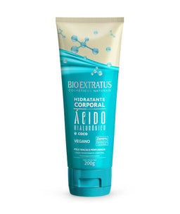 Hidratante Corporal Ácido Hialurônico e Coco 200g