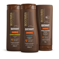 Kit Queravit (250mL/g) Shampoo, Condicionador e Finalizador