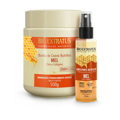 Kit Mel (500g) Banho de Creme e Umectante Bifásico