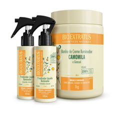 Kit Camomila Banho de Creme (1Kg) e Finalizador