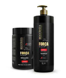 Kit Força (1L/Kg) Shampoo e Máscara