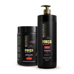 Kit Força (1L/Kg) Shampoo e Máscara