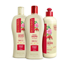 Kit Crespos (500mL) Shampoo, Condicionador e Finalizador