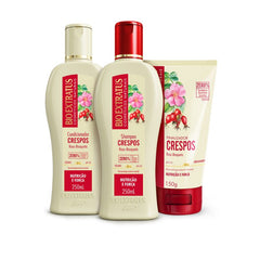 Kit Crespos Shampoo, Condicionador (250mL) e Finalizador