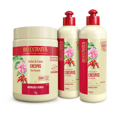 Kit Crespos (1L/Kg) Banho de Creme e Finalizador