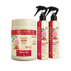 Kit Crespos Banho de Creme (1Kg) e Day After