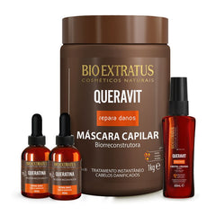 Kit Queravit (1Kg) Máscara, Booster e Cristal Líquido