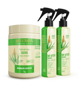 Kit Cachos Banho de Creme (1Kg) e Day After