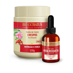 Kit Crespos Banho de Creme (500g) e Óleo