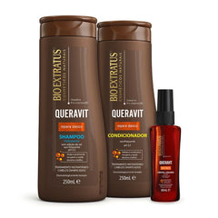 Kit Queravit (250mL/g) Shampoo, Condicionador e Cristal Líquido