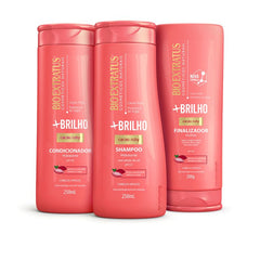Kit +Brilho Shampoo, Condicionador e Finalizador