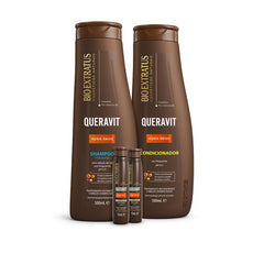 Kit Queravit (500mL/g) Shampoo, Condicionador e Megadose