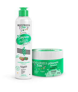 Kit Fun Crespos e Cacheados Shampoo e Máscara