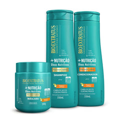 Kit +Nutrição Shampoo, Condicionador e Máscara (500g)