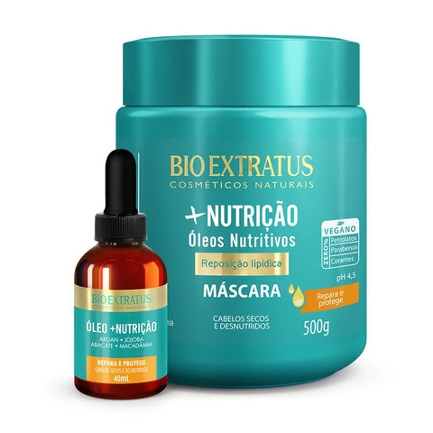 Kit +Nutrição Máscara (500g) e Óleo
