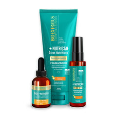 Kit +Nutrição Finalizador, Óleo e Reparador de Pontas